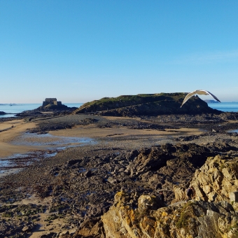 Grand Bé from the Remparts, Saint Malo