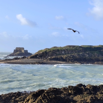 Grand Bé from the Remparts, Saint Malo