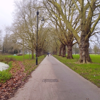 Jesus Green pathway, Cambridge