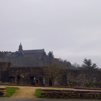 Chateau de Vitré, from a distance