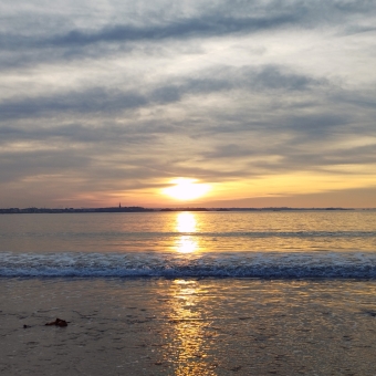Sunset at Fort d'Arboulé, Rotheneuf